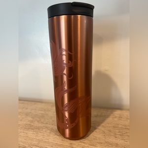 Starbucks Rose Gold Mermaid Siren 16oz Vacuum Insulated Tumbler